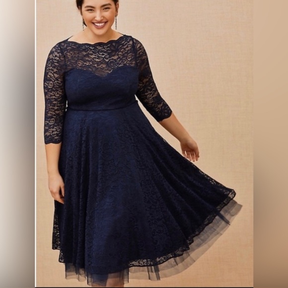 Torrid NWT Lace MIDI special occasion dress - Picture 1 of 5